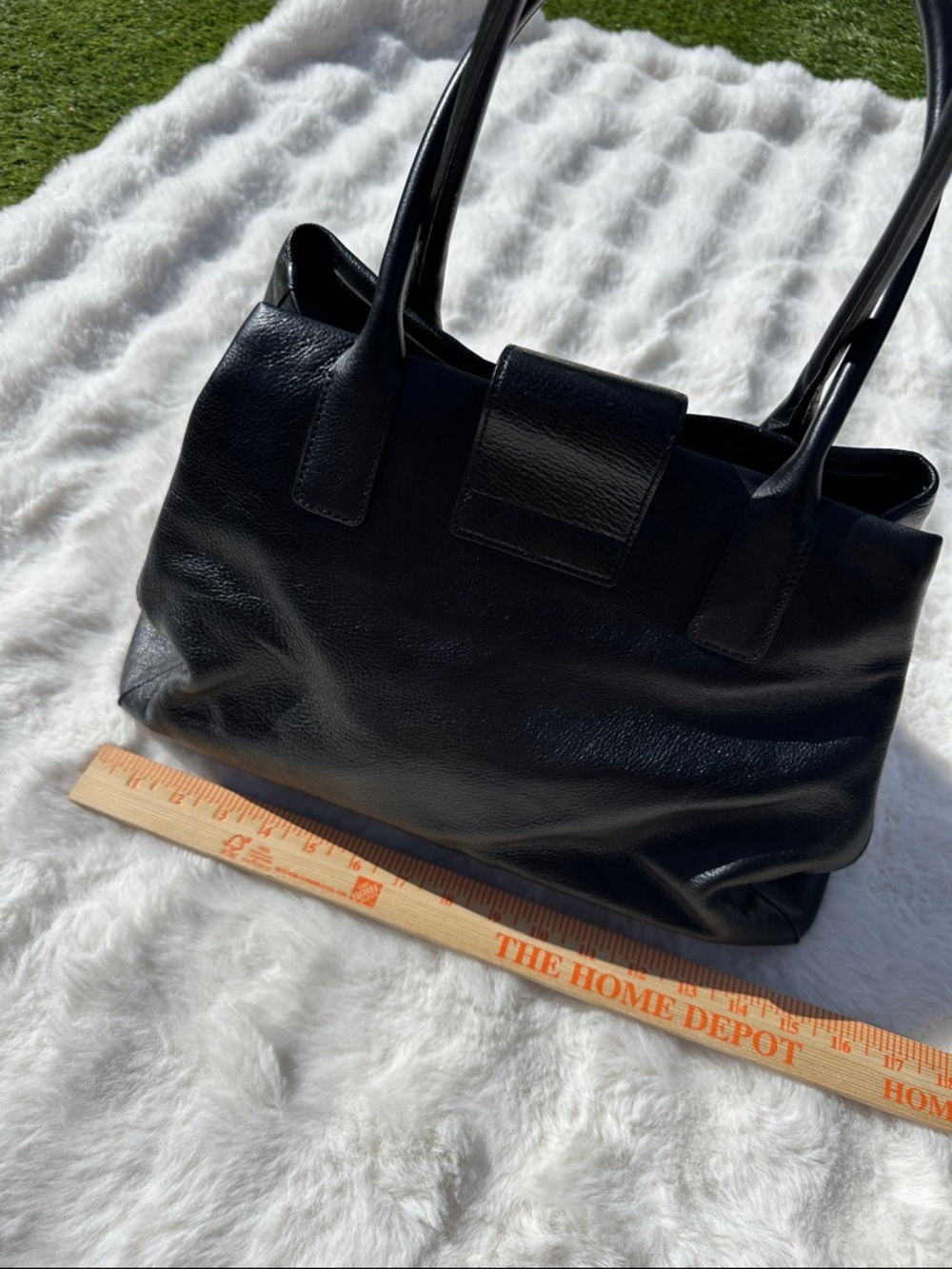 Kate spade black leather tote - Picture 7 of 15